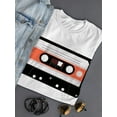 thumbnail image 3 of Audio Cassete T-Shirt Men -Image by Shutterstock, Male 4X-Large, 3 of 4