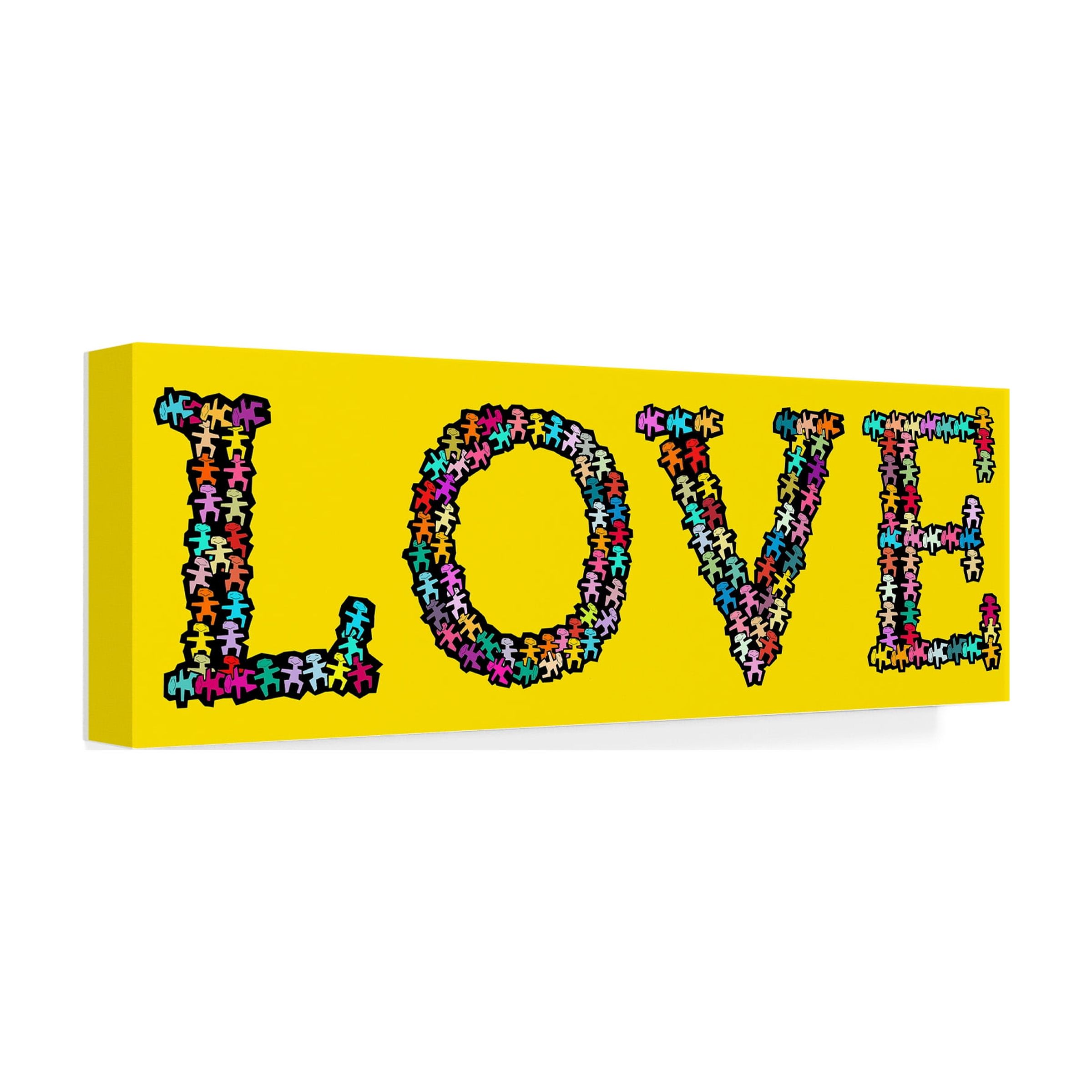 Trademark Fine Art 'Love YBG' Canvas Art by Miguel Balbas