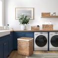 thumbnail image 4 of Seville Classics 4-Piece Sustainable Water Hyacinth Laundry Hamper and Basket Set, 4 of 7