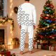 thumbnail image 4 of TaTaai Cozy Couple Matching Pajama Set, Christmas Valentine's Day Matching Loungewear, Long-Sleeve Round Neck Double Pocket Set Gift, 4 of 8