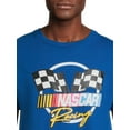 NASCAR Men’s Graphic Sleep Tee and Sleep Pants Set, 2-Piece, Sizes XS