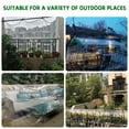 thumbnail image 6 of Eurhowing 14Mil Clear Vinyl Tarp 2.6x4.9Ft, Heavy Duty Waterproof PVC Tarpaulin, Transparent Polytarp for Patio Rain Cover Camping, 6 of 11