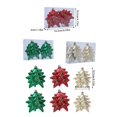 thumbnail image 3 of Festival Plastic Leaf Shape Hangings 2Boxes Pack Varied Color And Form For Christmas Tree Embellishment Red, 3 of 5