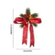 thumbnail image 3 of Adornos navideños, decoración navideña, lazos para envolver regalos, lazos de cinta para coronas, lazos de cinta, flores, pasamanos de escalera navideños, decoración para árbol de Navidad, lazo de laz, 3 of 6