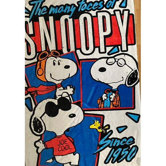 Exclusiva! Cobija Frazada Ultra Suave Snoopy Photos