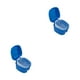 thumbnail image 4 of Guardurnaity Estuche de dentadura ABS, portátil, reutilizable, lavable, Universal, para baño, Hotel, viaje, caja de almacenamiento de falsos, Azul oscuro 2Conjunto, 4 of 6