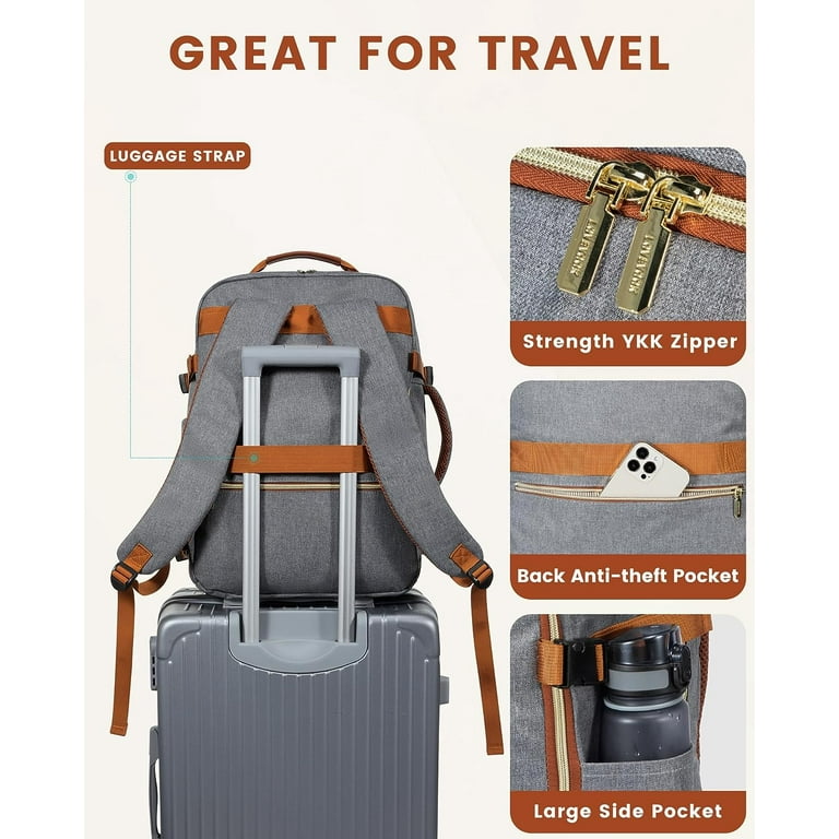 Lekeinchi Travel Duffle Bag with 6 Set Packing Cubes