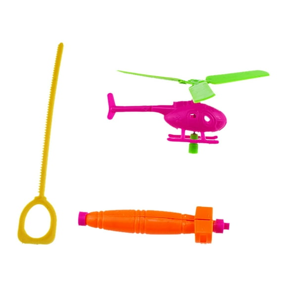 Mini Avión Con Manivela Para Montar, Helicóptero De Juguete Que Puede Volar Por El Cielo, Juguete De Avión Con Manivela