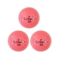 thumbnail image 3 of yotijar 3 Pieces Golf Balls 1.68in Competition Game Ball for Golf Driving Range Yard Pink, 3 of 8