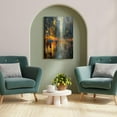thumbnail image 3 of AVOI Modern Abstract Painting Romatic Street Oil Painting Romantic Graffiti Wall Art Street Poster Night View On Rainy Street Painting Picture Landscape Poster For Living Room Frame: 11x14in, 3 of 4