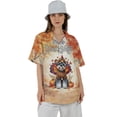 thumbnail image 4 of Happy Thanksgiving Schnauzer Turkey Costume Pumpkins Autumn Leaves Hawaiian Shirt Breathable Summer Unisex Merch Miniature Schnauzer Dog Lover - 13014, 4 of 6