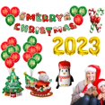 thumbnail image 4 of Christmas Party Decorations | Christmas Balloons Set with 2023 Number Balloons For Kids | Latex Balloons For Christmas Decorations Including Banner Santa Claus Foil Balloons, 4 of 7