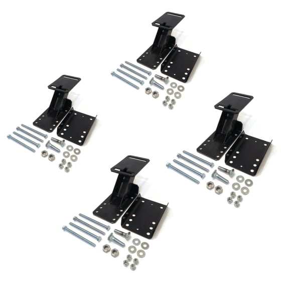 The ROP Shop 4 Pack - Spare Tire Wheel Mount Kit, Heavy Duty Carrier for 6 & 8 Lugs, 27021