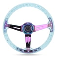 thumbnail image 1 of Car Steering Wheel 14in  Acrylic Steel Racing for ATV Kart UTV Vehicles Durable Smooth Grip Stylish Design, 1 of 7