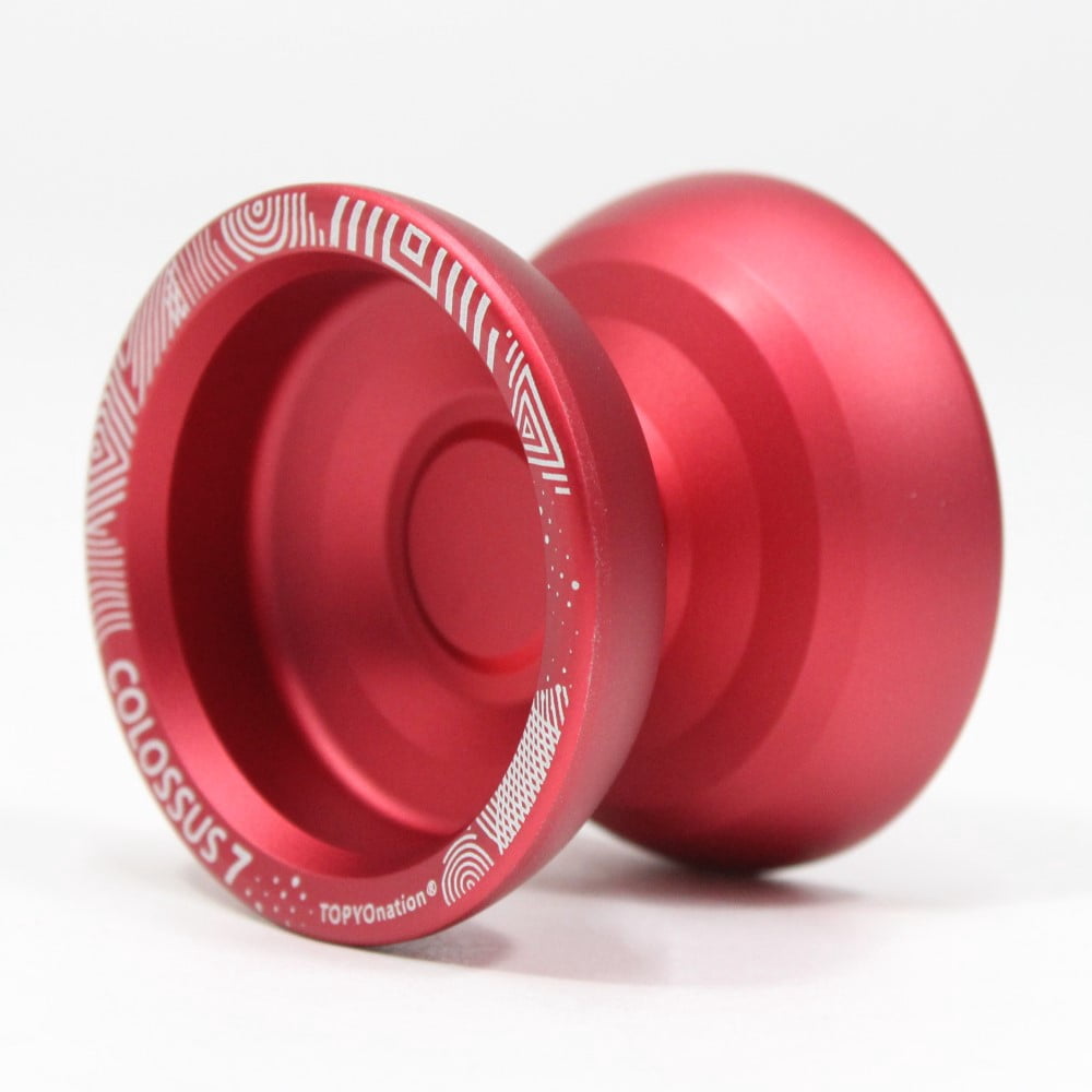 TOP YO Colossus 7 Yo-Yo - Seventh Generation - 7003 AL YoYo (Matte Red)