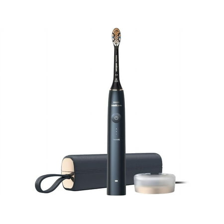 Philips Sonicare DiamondClean Prestige 9900 Rechargeable Electric Toothbrush with SenseIQ, Midnight HX9990/12