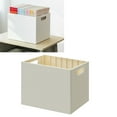 thumbnail image 5 of Book Storage Box,Plastic Dual Side Handles Stackable 50kg Load Bearing Large Capacity Storage Box For Students and Office Environment (Sin rueda), 5 of 5