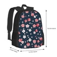 thumbnail image 2 of Balery Cherry Blossoms Backpack for Men and Women - Durable 600D Oxford Cloth -Large Capacity, Water-Resistant School, Travel, and Hiking Bag, 2 of 7