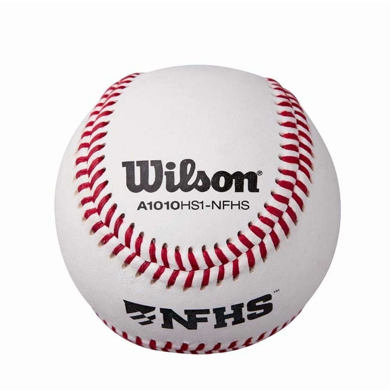 Wilson A1010 HS1 Pro Series SST Baseballs- White, 1 Dozen Balls