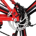 thumbnail image 7 of Ktaxon 26" Foldable Mountain Bike, Shimano 21 Speed, Front Rear Full Shock Absorption, Disc Brake Adult Bicycle, 7 of 7