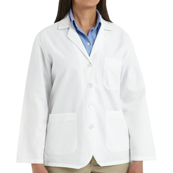 Red Kap Women's Four Button Lapel Counter Coat