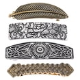 thumbnail image 1 of Pasadores de pelo de mujer retro Sunnimix 4x Barrette Holder Celtic Tallado Convexo, 1 of 8