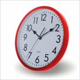 thumbnail image 1 of Reloj de pared para dormitorio, reloj de guardería de metal silencioso y reloj de pared de regalo rojo brillar Electrónica, 1 of 5