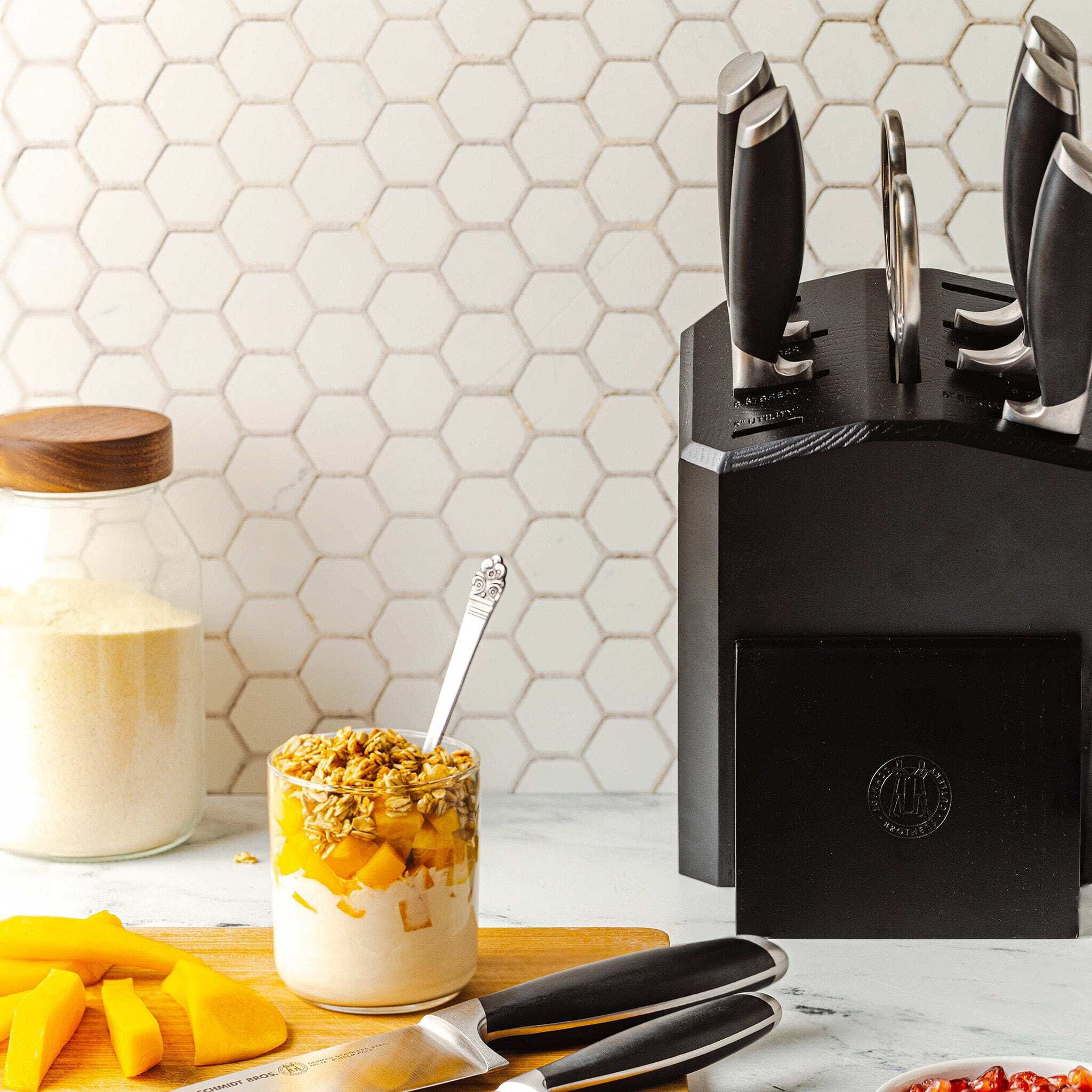 Bonded Steel, 10-Piece Knife Block Set