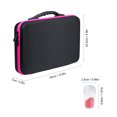 thumbnail image 2 of Yeacher 60 Bottles Diamond Storage Box Diamond Embroidery Painting Accessory Tool Drill Jewelry Beads Storage Hand Bag Container Holder Zipper Design, 2 of 7
