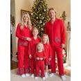 thumbnail image 2 of RUINIXCW Family Christmas Pajamas Matching Sets Classic Plaid Design Outfits Sleepwear Loungewear for Holiday Wear, 2 of 6