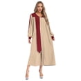thumbnail image 1 of YONGHS Robes de Clergé pour Femmes Robe de Chœur à Blocs de Couleur Fermeture Éclair devant Robe de Pasteur Prêtre Prédicateur Kaki P, 1 of 5