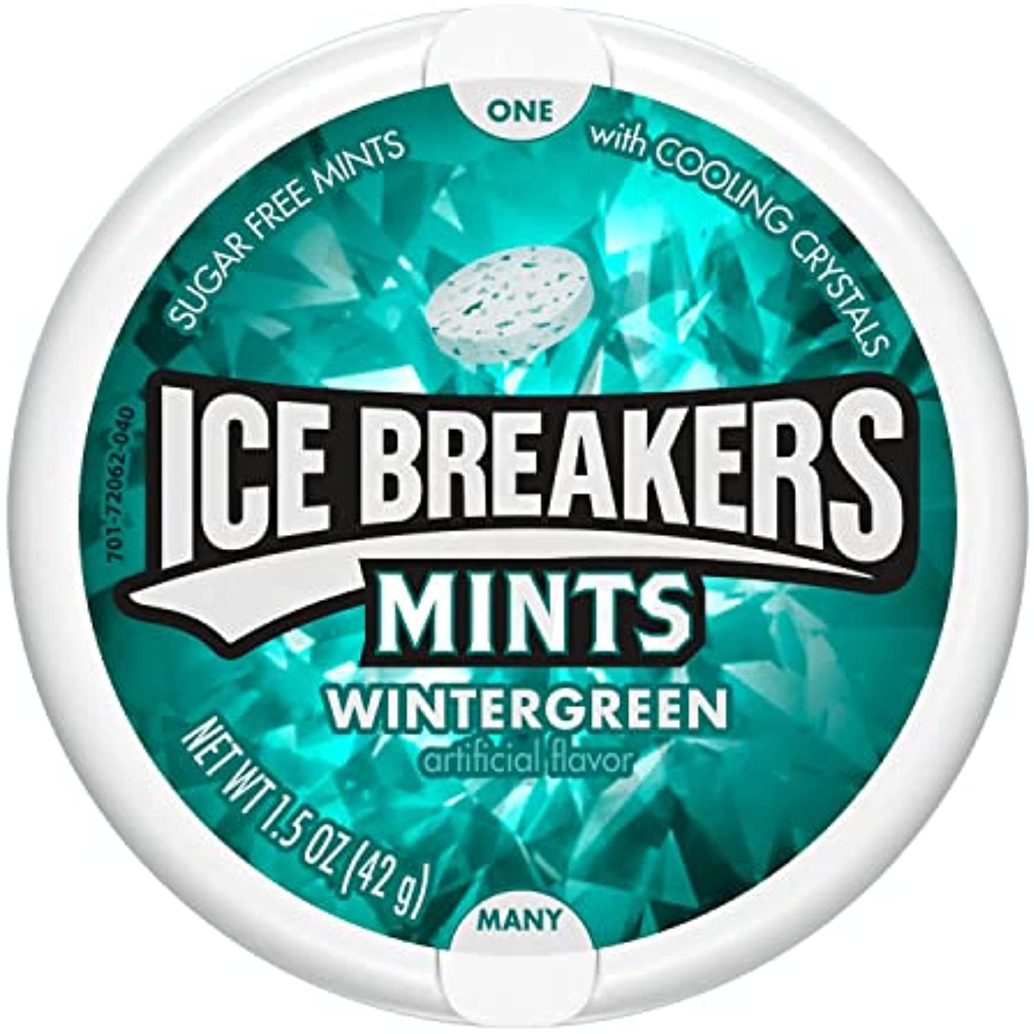 Ice Breakers Wintergreen Sugar Free Breath Mints, Made With 