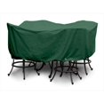 thumbnail image 1 of KoverRoos Weathermax 65251 Large Bar Set Cover with Umbrella Hole, 84-Inch Diameter by 40-Inch Height, Forest Green, 1 of 4