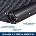 thumbnail image 5 of Extra Large Front Door Mat, 5 x 3 Feet Indoor Outdoor Entrance Mat, Heavy Duty Commercial Floor Mats, Non-Slip Rubber Backing Doormat for Entryway, Waterproof, Low-Profile, Easy to Clean, 5 of 11