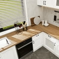 thumbnail image 5 of CONSDAN Polished Butcher Block Table Top, 25", 1.5", 5 of 7