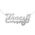 thumbnail image 2 of Sterling Silver Personalized Name Necklace with Name of Your Choice - Custom Name Necklace - Made in USA, 2 of 4