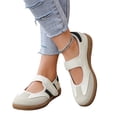thumbnail image 3 of Mary Jane Sneakers for Women Retro Comfortable Fashion Casual Shoes Lightweight Non-Slip Tennis Walking Sneakers, 42, 3 of 10