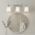 thumbnail image 3 of Nicholas 3-Light Polished Chrome Vanity Light, 3 of 4