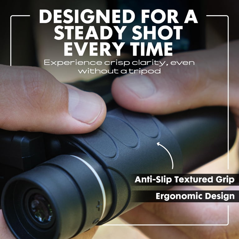 Minolta 10x25 Digital Binoculars - 4K UHD Video Camera, 48MP Photo