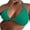 Green, variant on New & Trending NMMUED Bikini Top, Bathing Suit Tops for Women, Triangle Bikini Top, Push Up Bikini Top, Micro Bikini Top, Black L