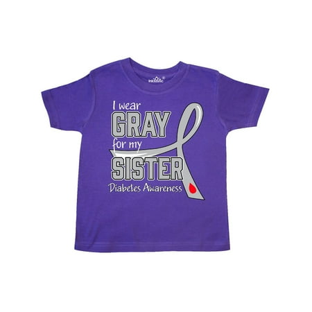 I Wear Gray for my Sister- Diabetes Awareness Toddler