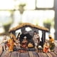 thumbnail image 4 of Estatuilla de de , de de la Pascua de Cristo, de estatuas, adorno de estantería de Navidad rel, 4 of 9