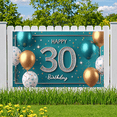 thumbnail image 5 of Balloon Decoration Happy Birthday Banner Metallic Balloons Confetti Design Photo Prop for 30th Birthday Celebration Party Event Decoration, 5 of 7