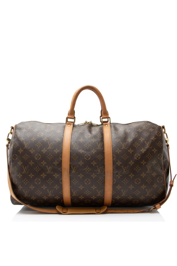Pre-Owned Louis Vuitton Vintage Monogram Canvas Keepall Bandouliere 50 Duffle