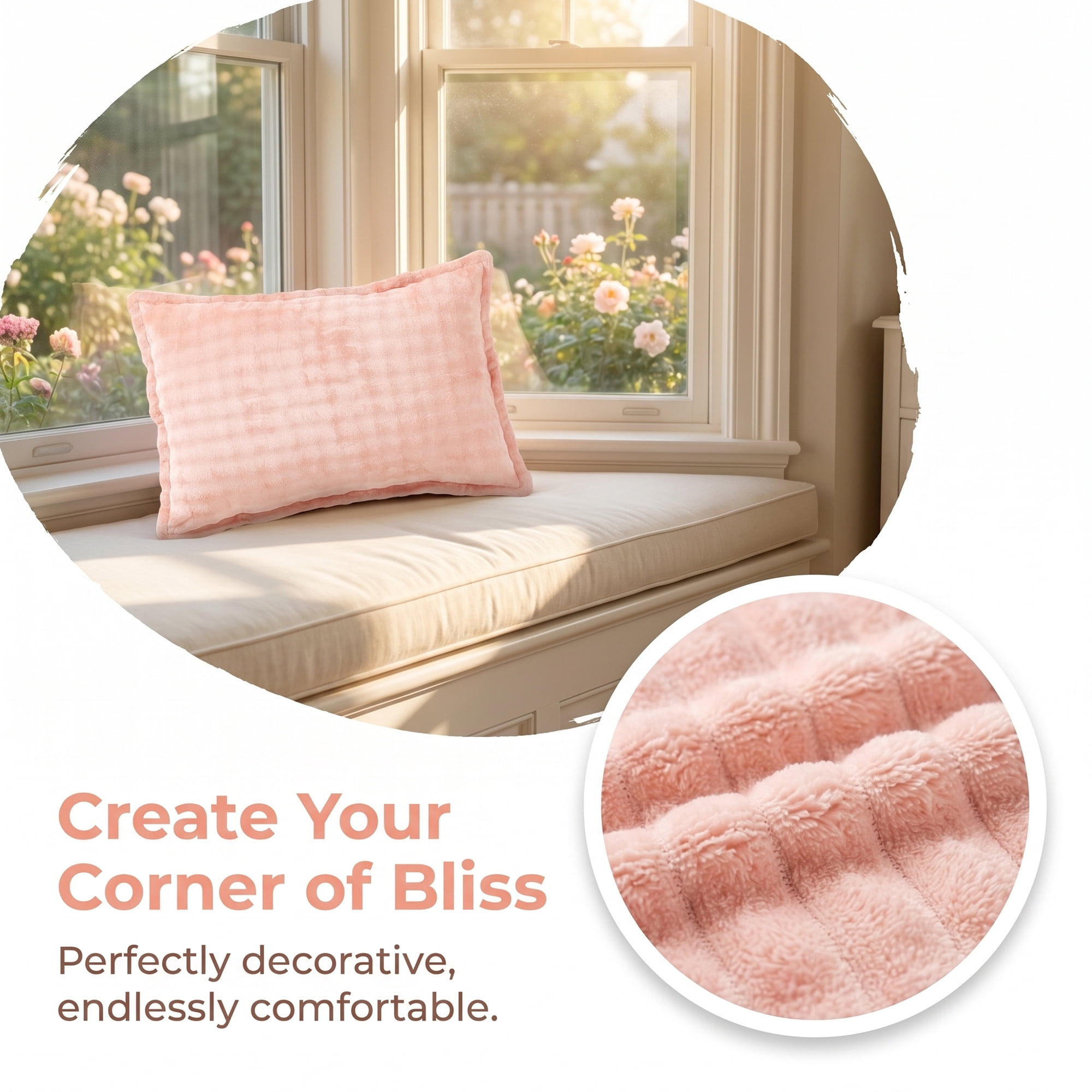 Unique Bargains 2 Pack Polyester Pillowcase Envelope Closure Wrinkle Resistant Pink
