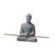 thumbnail image 2 of Estatua Sun Wukong, colección de esculturas, regalo, artesanía, adorno, figurita para paisajismo, jardín, interior, exterior, oficina Verde, 2 of 9
