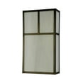 thumbnail image 2 of Meyda 140767 10 in. Hyde Park T Mission Wall Sconce, Ca White Craftsman, 2 of 4