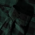 thumbnail image 6 of Boys Girls Flannel Shirt Classic Plaid Hoodie Shacket Long Sleeve Button Down Jacket Uniform Checked Coat 2026 Hooded Outwear, 6 of 6