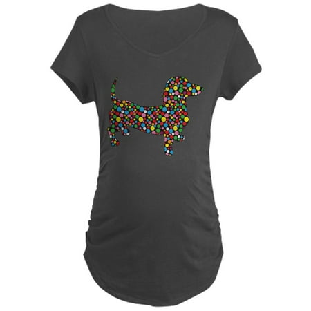 

CafePress - Dachshund Polka Dots Maternity Dark T Shirt - Maternity Dark T-Shirt