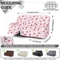 thumbnail image 7 of Xoenoiee Cherry Daisy Leaves Heart Print Recliner Slipcovers 8-Pieces Lazyboy Covers Couch Chair Cover Non Slip Reclining with Storage Pockets Furniture Protector for Living Room, 7 of 7